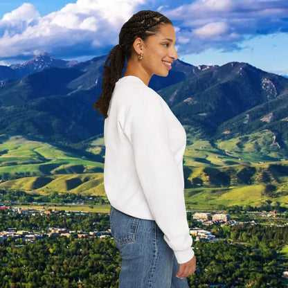 Montana 41 Crewneck Sweatshirt — State Outline Graphic