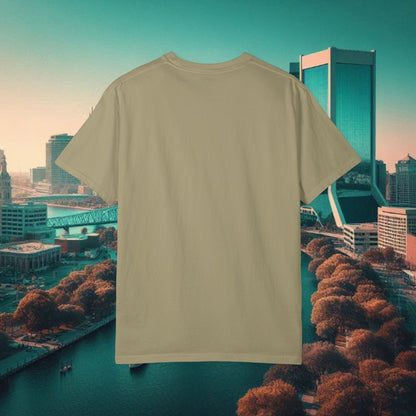 Duval Script T‑Shirt — Jacksonville Retro City Tee, Perfect for Gameday or Everyday Use. Soft style T-Shirt.