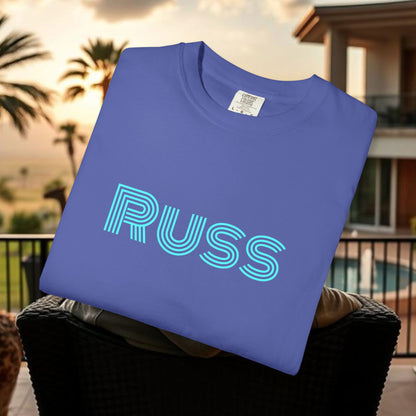 Russ Unisex T-Shirt with Retro Design, Hip-Hop Shirt, Casual Wear, Unique Style, Russ Apparel
