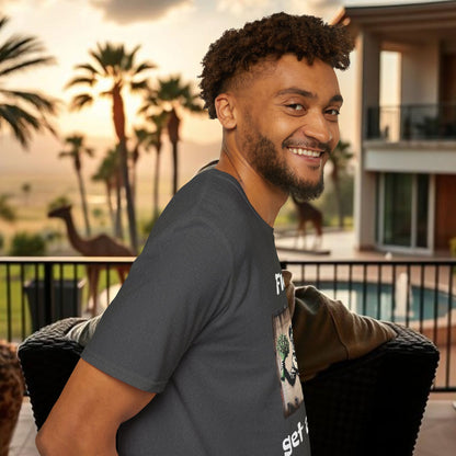 T-Shirt — "FWM Get a Bag" Graphic Tee (Banksy-Style Street Art)