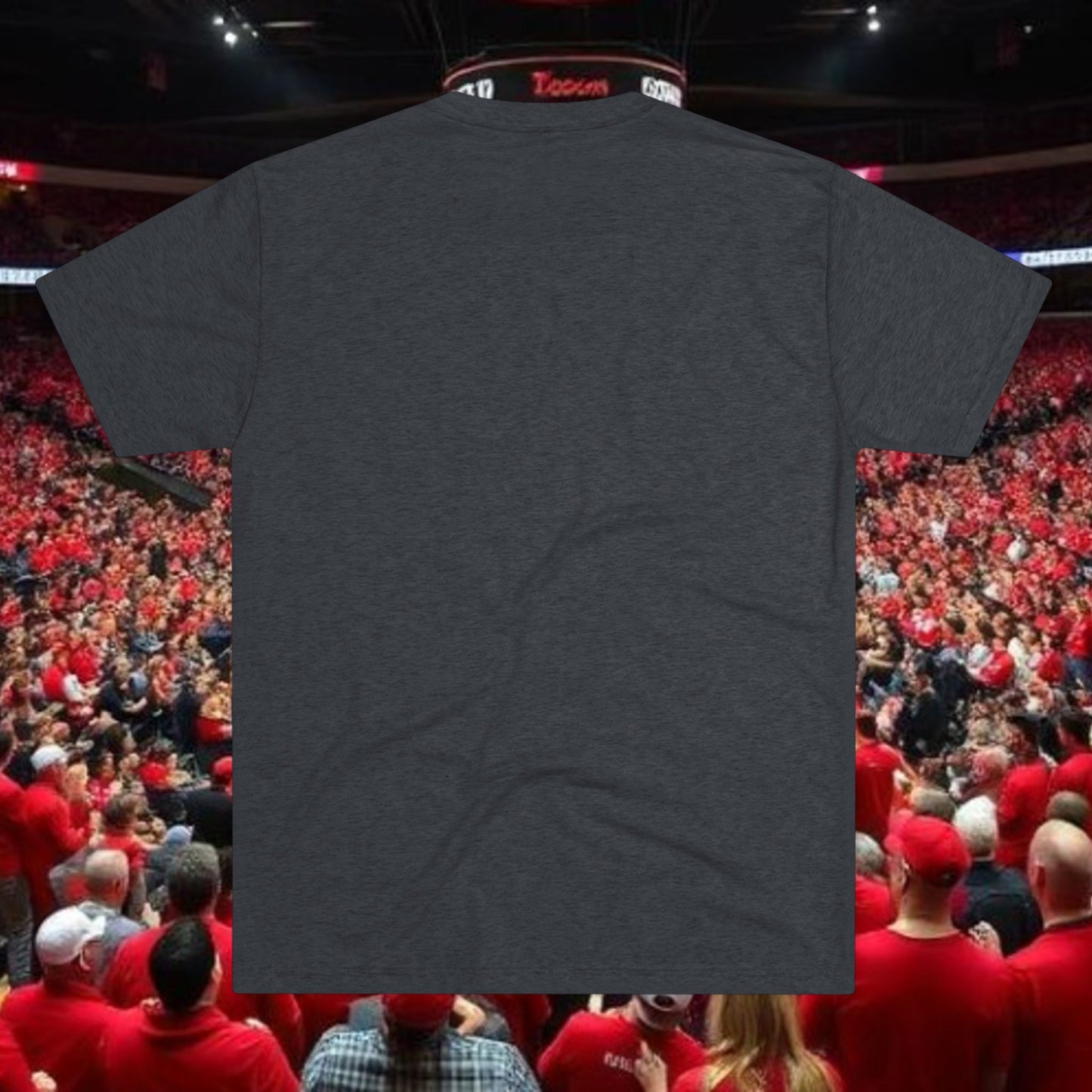 Wldcat Mascot T-Shirt — Fierce Red & White Sports Tee, Tri-Blend Soft Fabric, Perfect for Gameday