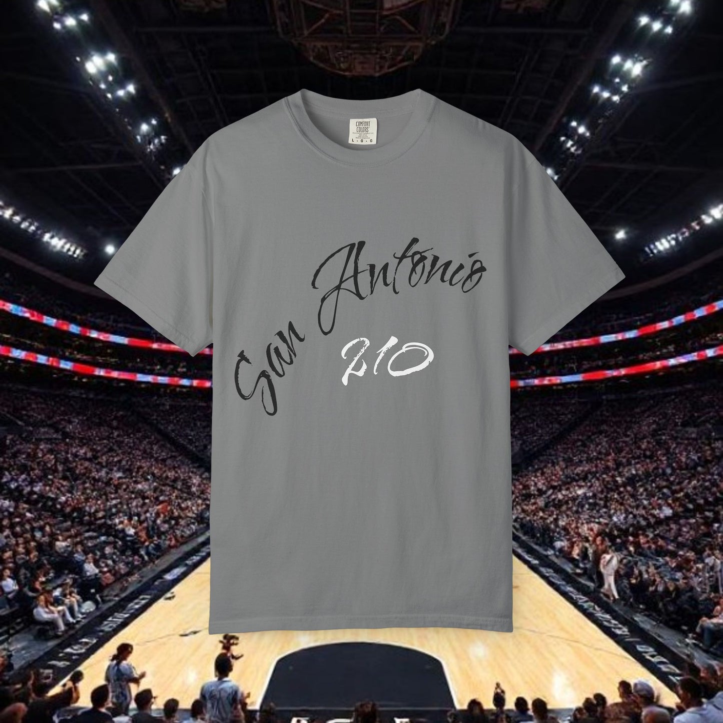 San Antonio 210 Script T-Shirt, Soft-Style T-Shirt, Perfect Statement Piece
