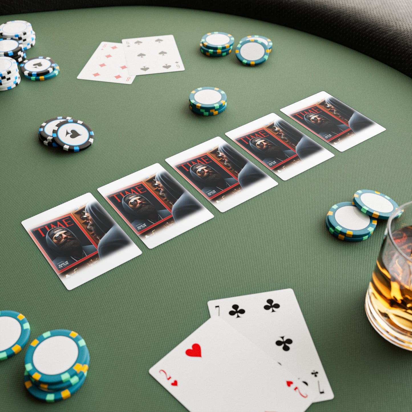 Wing Man Poker Card Deck - Stylish Playing Cards for Game Nights, Gifts for Gamers, Poker Addicts, Casino Lovers, Home Decor