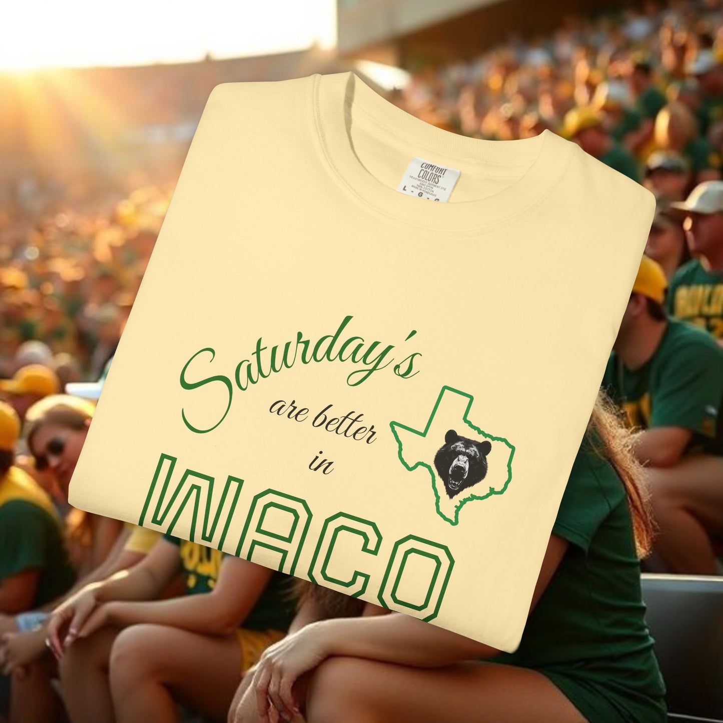 Waco Saturdays Unisex T-Shirt,  Unisex garment-dyed t-shirt, Ultra soft material.