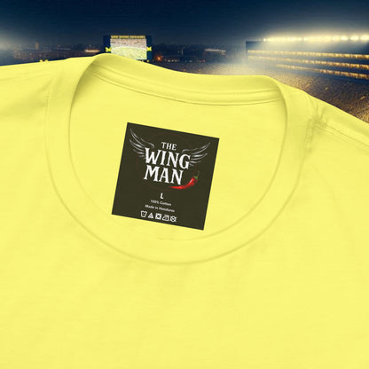 I Hate Ohio State Tee, Unisex Jersey Short Sleeve Tee, Game Day Shirt, College Sports Apparel, Football Fan Gift, Yellow Tee