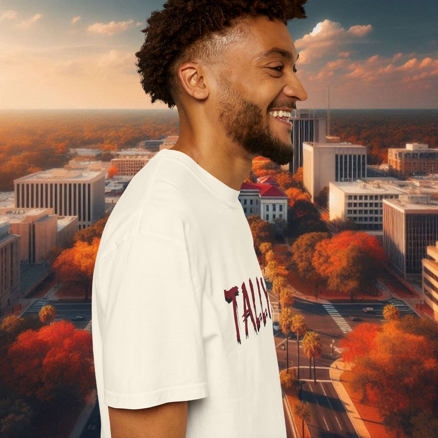 T-Shirt with 'TALLY' Print, Perfect for Game Day, Festival Wear, Casual Outings, and Sporting Events