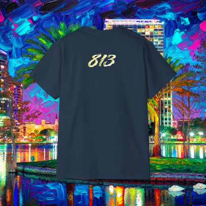TB Monogram Tee — 813 Tampa Area Short-Sleeve T-Shirt