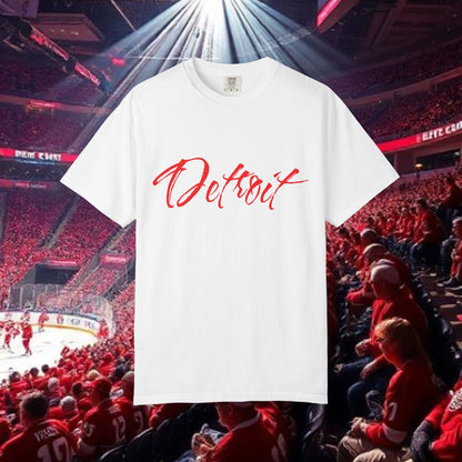 Detroit Script T-Shirt — City Pride Tee