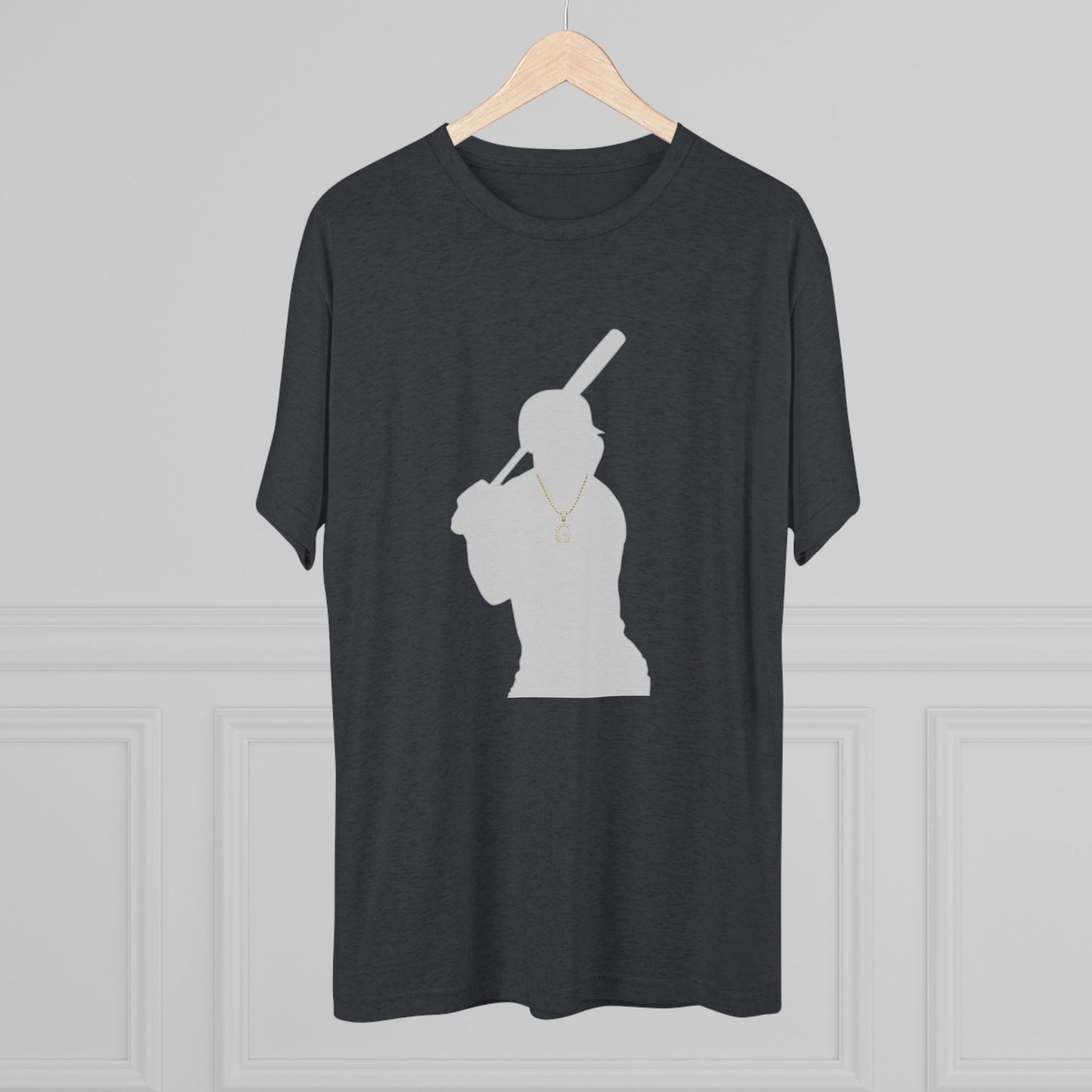 Baseball Silhouette Tee — New York 'G' Logo Short-Sleeve Shirt