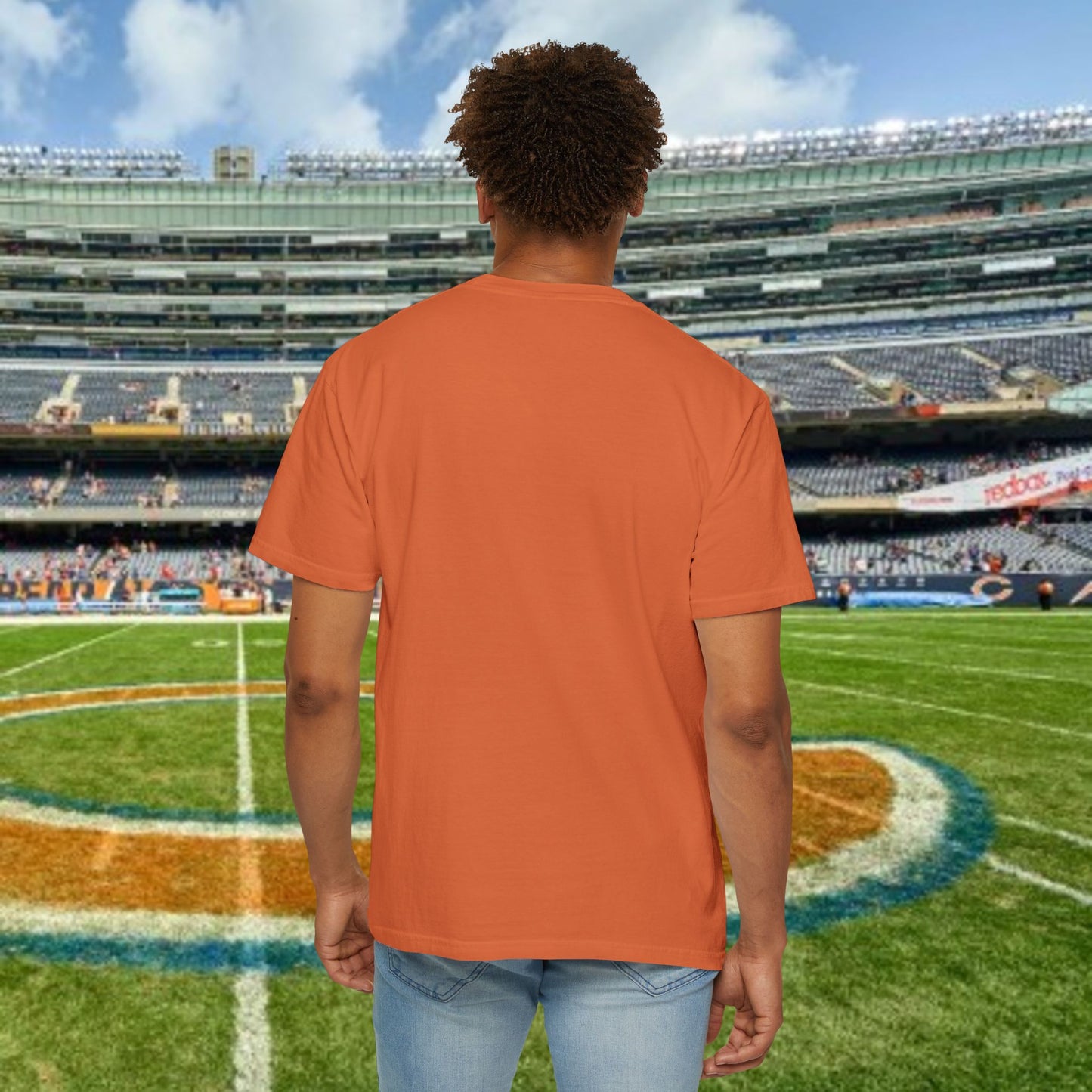 Vibrant Bear Down Unisex T-Shirt | Trendy Graphic Tee, Casual Wear, Gift for Sports Fans, Summer Style.