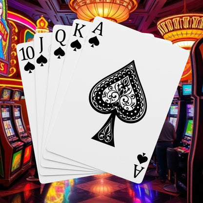 The Wing Man Poker Playing Card Set for Game Night, Casino Decor, Gift for Gamblers, Poker Lovers, Unique Card Collection