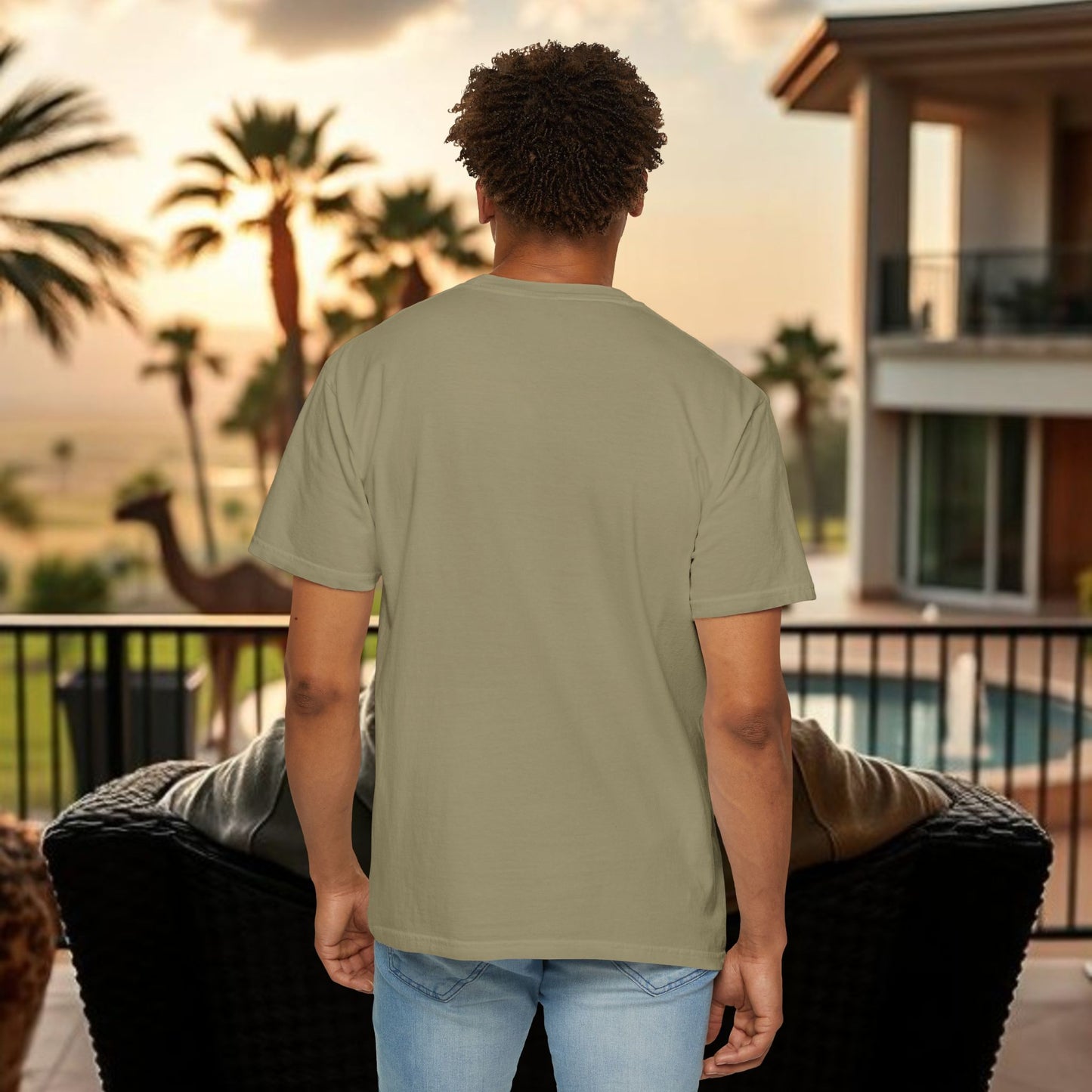 Unbothered Garment-Dyed T-Shirt, Relaxed Fit Tee, Casual Everyday Wear, Gift for Friends, Relaxation Apparel, Trendy Summer Top