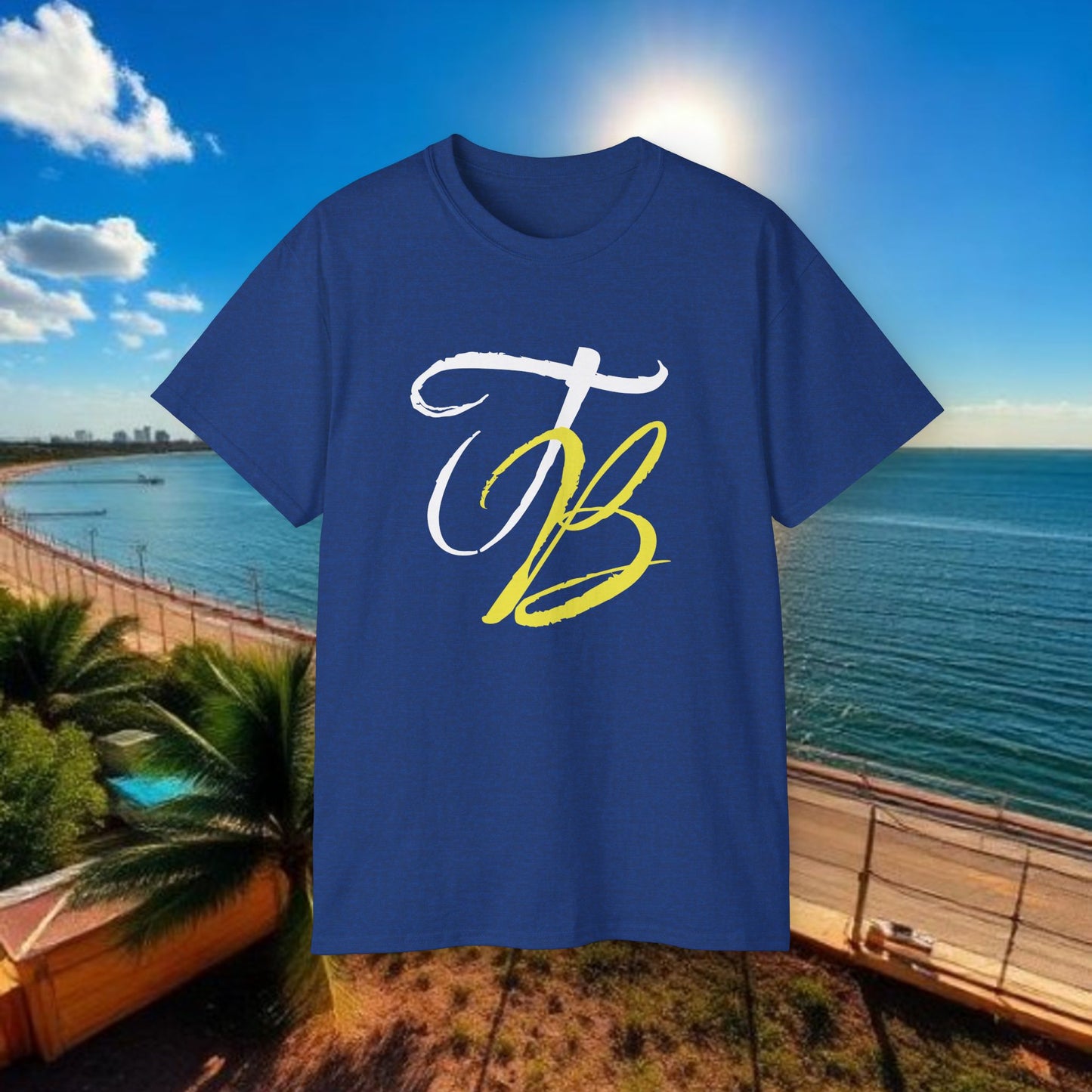 TB Monogram Tee — 813 Tampa Area Short-Sleeve T-Shirt