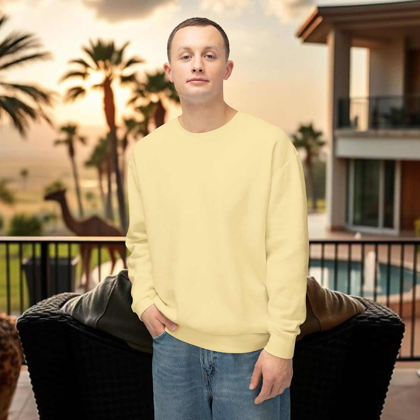 Montana Love Unisex Lightweight Crewneck Sweatshirt - Casual Comfort for Everyday Style, Perfect Gift for Any Occasion, Cozy Layer