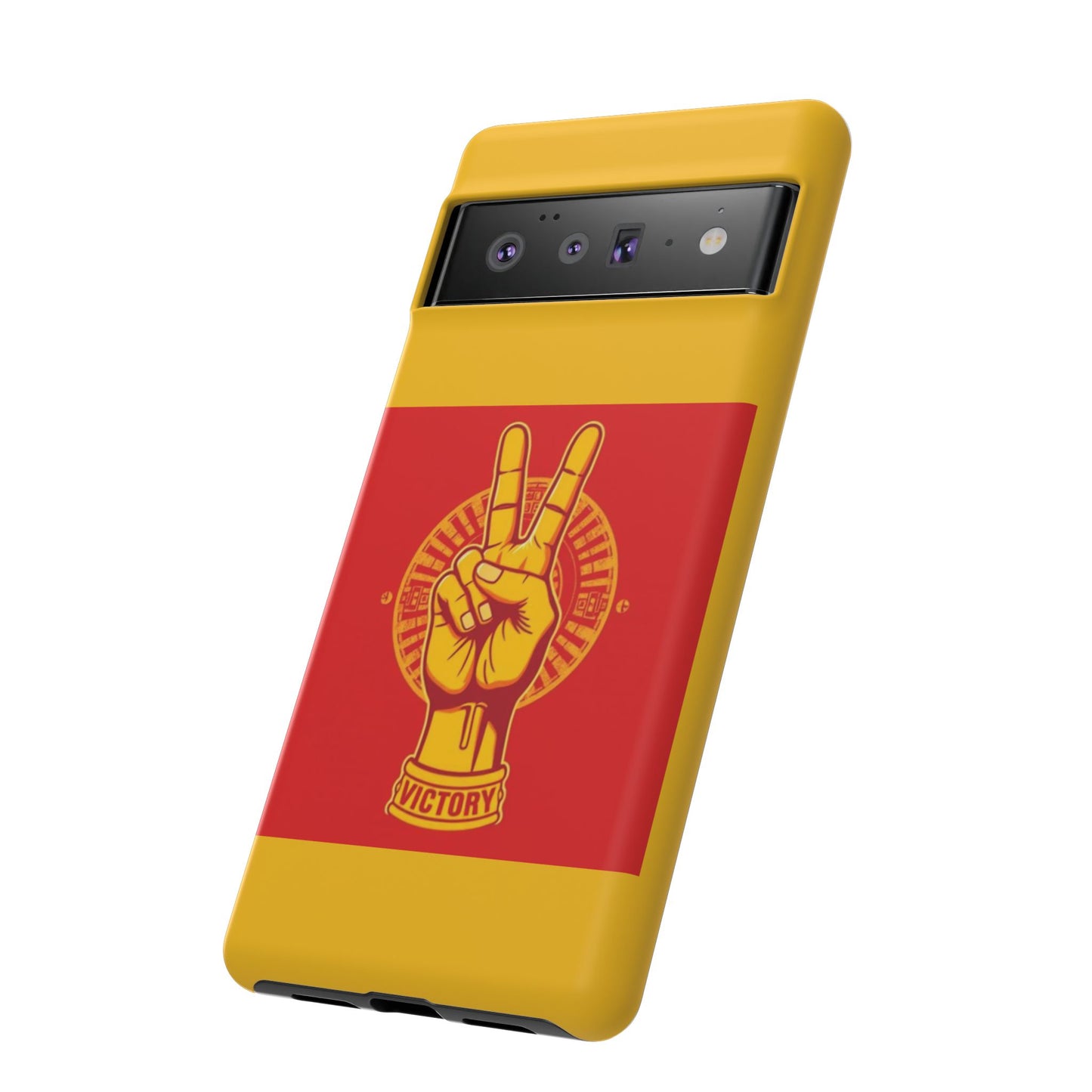 Victory Inspired Symbol Phone Case, Tough Phone Cover, Gift for Empowerment, Inspirational Tech Accessory, Unique Phone Protection