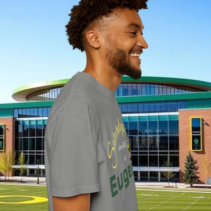 Eugene Saturdays T-Shirt | Unisex Garment-Dyed Tee for Gametime, College Spirit, Graduation, Tailgating, Oregon Fans