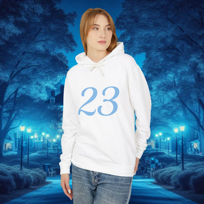 23 Unisex Hooded Sweatshirt - Perfect for Game Day, Casual Wear, Birthday Gifts, and Team Spirit.