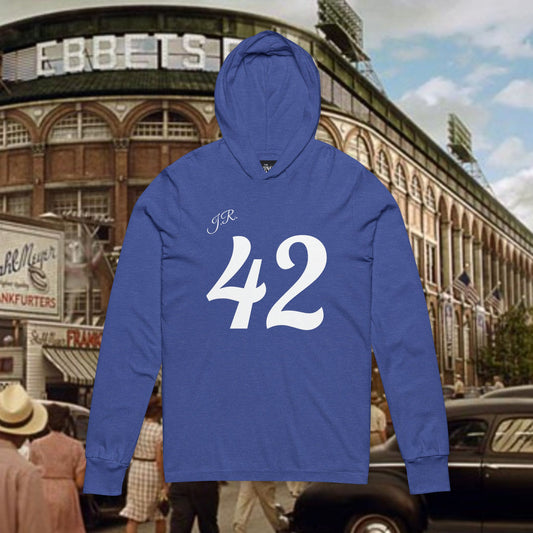 Baseball Legends Unisex Hooded Long Sleeve Tee, Retro Sportswear, Gift for Him, Baseball Enthusiast, Casual Everyday Tee