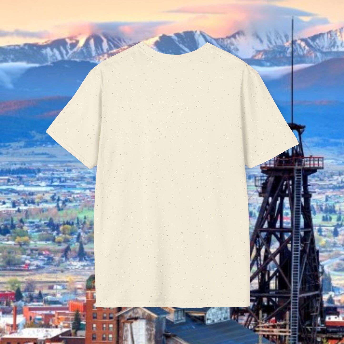 Butte, America Unisex Softstyle T-Shirt - Cozy Apparel for Locals, Travel Souvenir, Gift Idea, Casual Wear, Adventure Tee