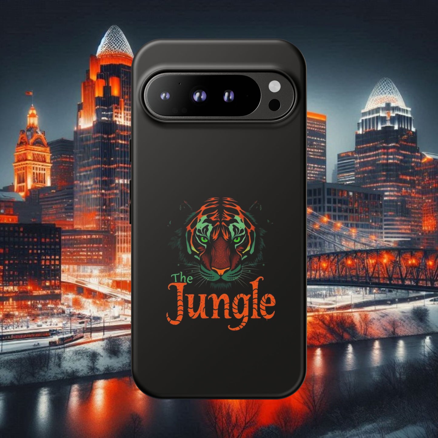 Phone Case, The Jungle Tough Phone Case for Football Fans, Friend Gift, Football Fan Accessories, Custom Phone Cover, Sports Team