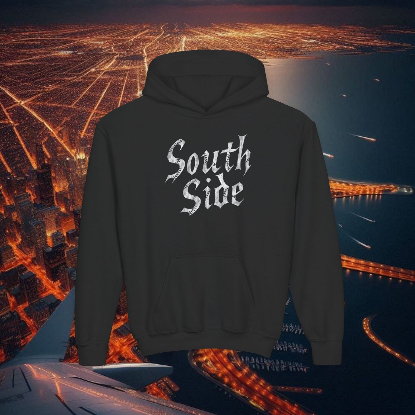 South Side Youth Hoodie - Trendy Urban Apparel for Young Fans, Perfect for Sports Events, Casual Wear, and Gift Giving