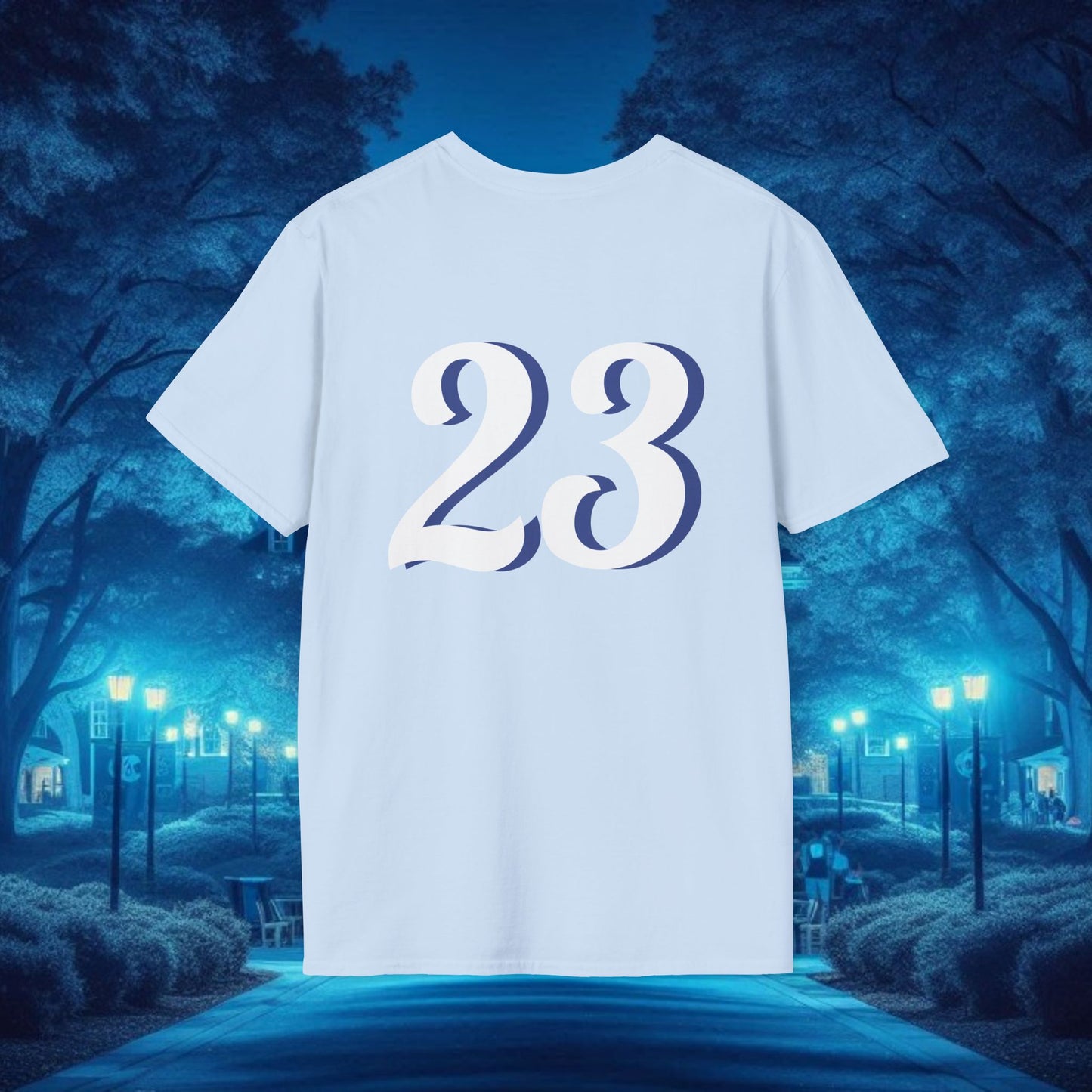 Chapel Hill 23 Unisex Softstyle T-Shirt - Casual Fan Tee, Sportswear, College Apparel, Gift for Graduates, Game Day Shirt