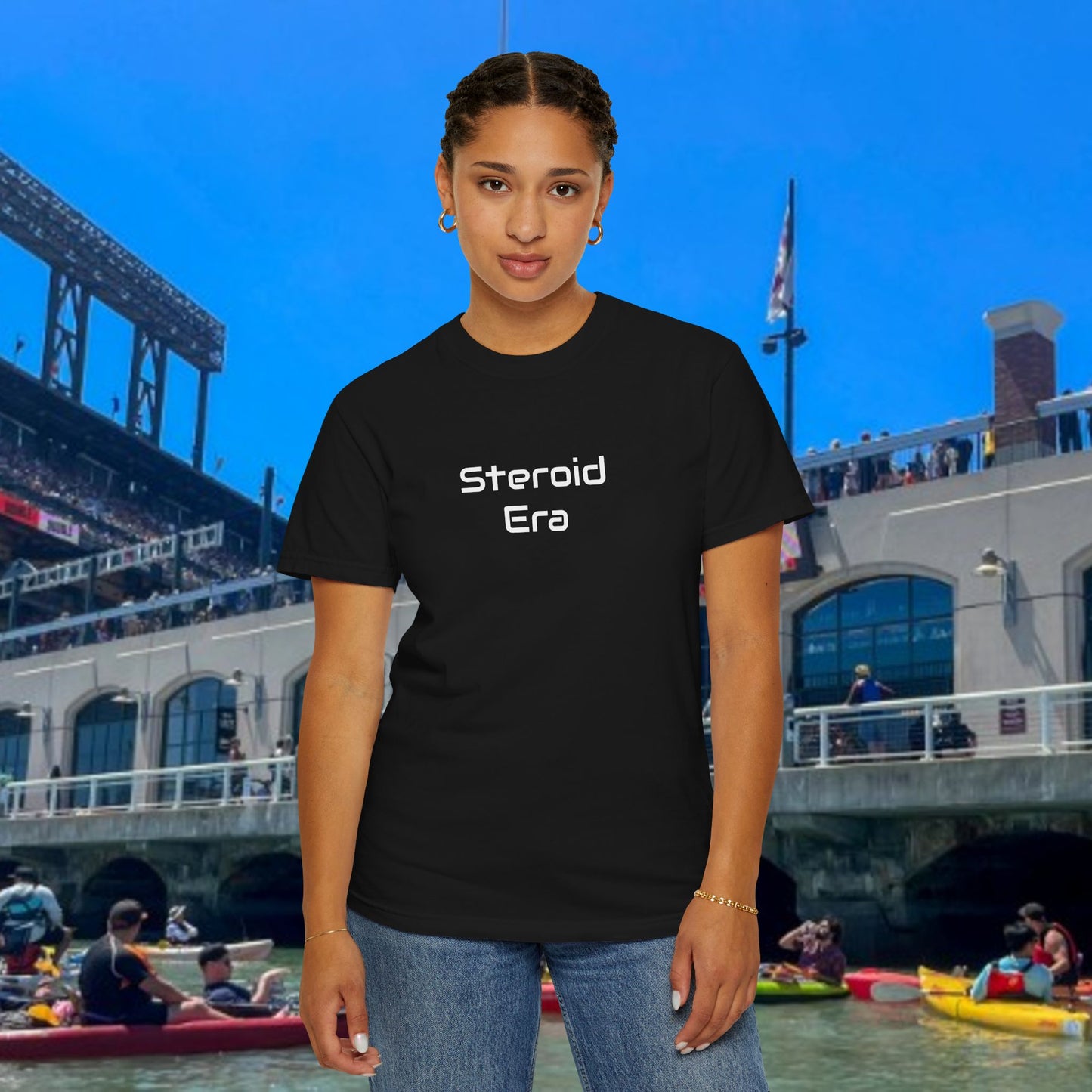 Vintage Baseball Unisex Garment-Dyed T-shirt, 90's Steroid Era Tee Shirt, Athletic Sports Tee, Retro Baseball Shirt, Sports Fan Gift,