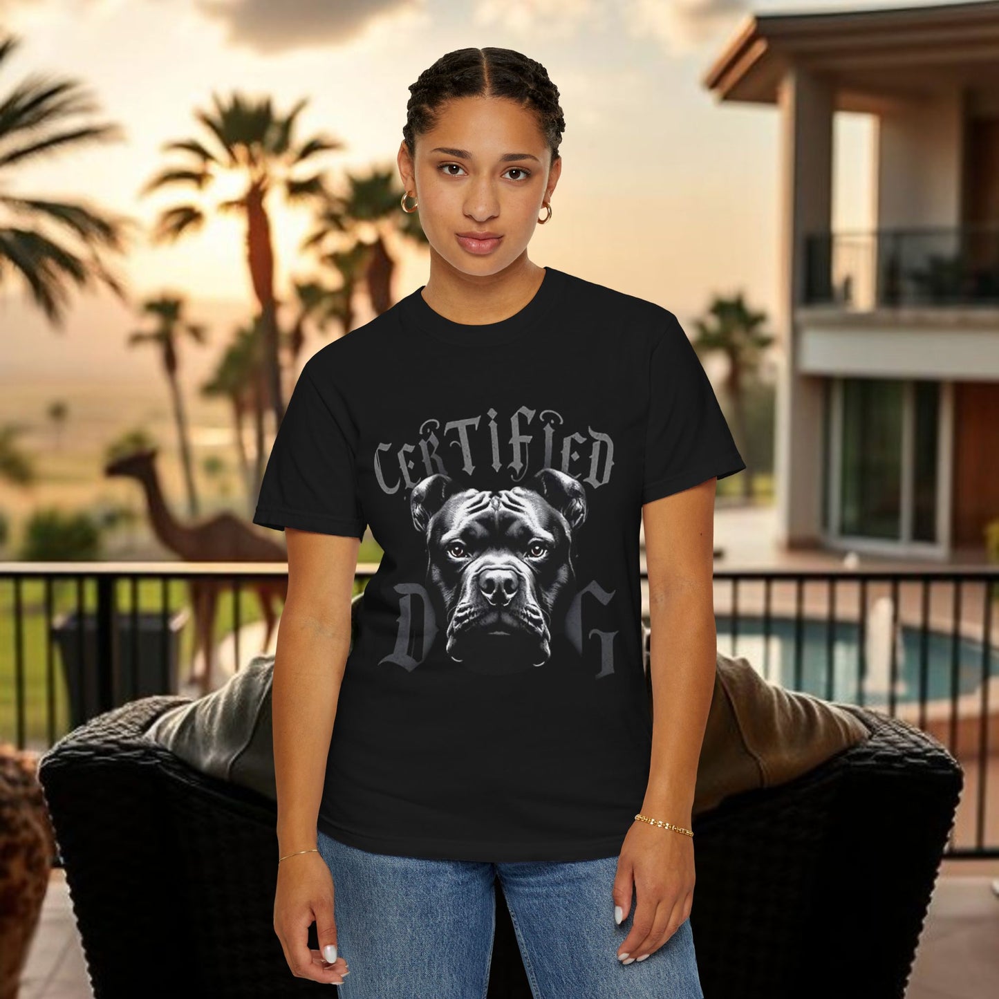 Certified Dog Unisex T-Shirt, Pet Lover Gift, Funny Dog Owner Tee, Casual Wear, Unique Dog Apparel