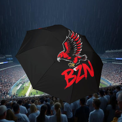 Hawk Sports Umbrella - Rainy Day Essential, Foldable Umbrella, Gifts for Bozeman Sports Fans, Team Spirit Gear, Outdoor Events