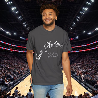 San Antonio 210 Script T-Shirt, Soft-Style T-Shirt, Perfect Statement Piece