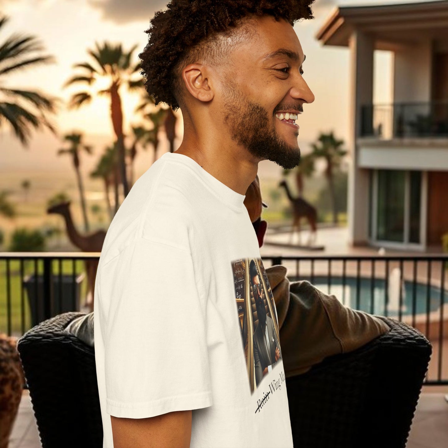 The Wing Man T-Shirt, Casual Unisex Tee, Gift for Him, Stylish Streetwear, Graphic Tee for Events, Fashionable Art Shirt