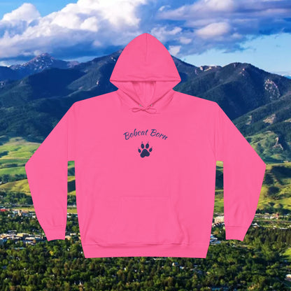 Bobcat Born Eco-Friendly Hoodie - Unisex, Casual Layer, Perfect for Students, Wildlife Lovers, College Spirit Wear, Gift Idea