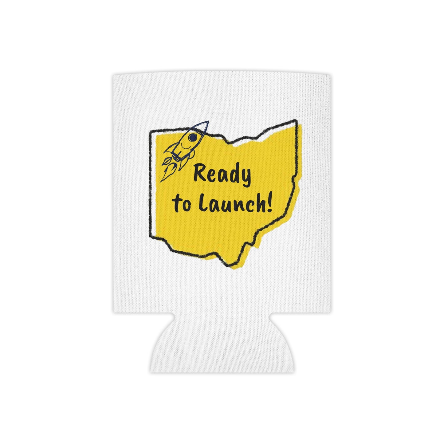 Rocket Launch Can Cooler | Fun Beverage Insulator for Parties, Gifts, BBQs, Toledo Gameday, Camping