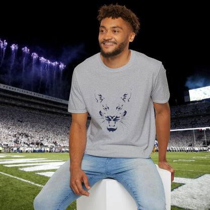 Fierce Silhouette Graphic T-Shirt, Unisex Tee, Gameday Shirt, Casual Wear, College Fashion, Gift for White Out Game