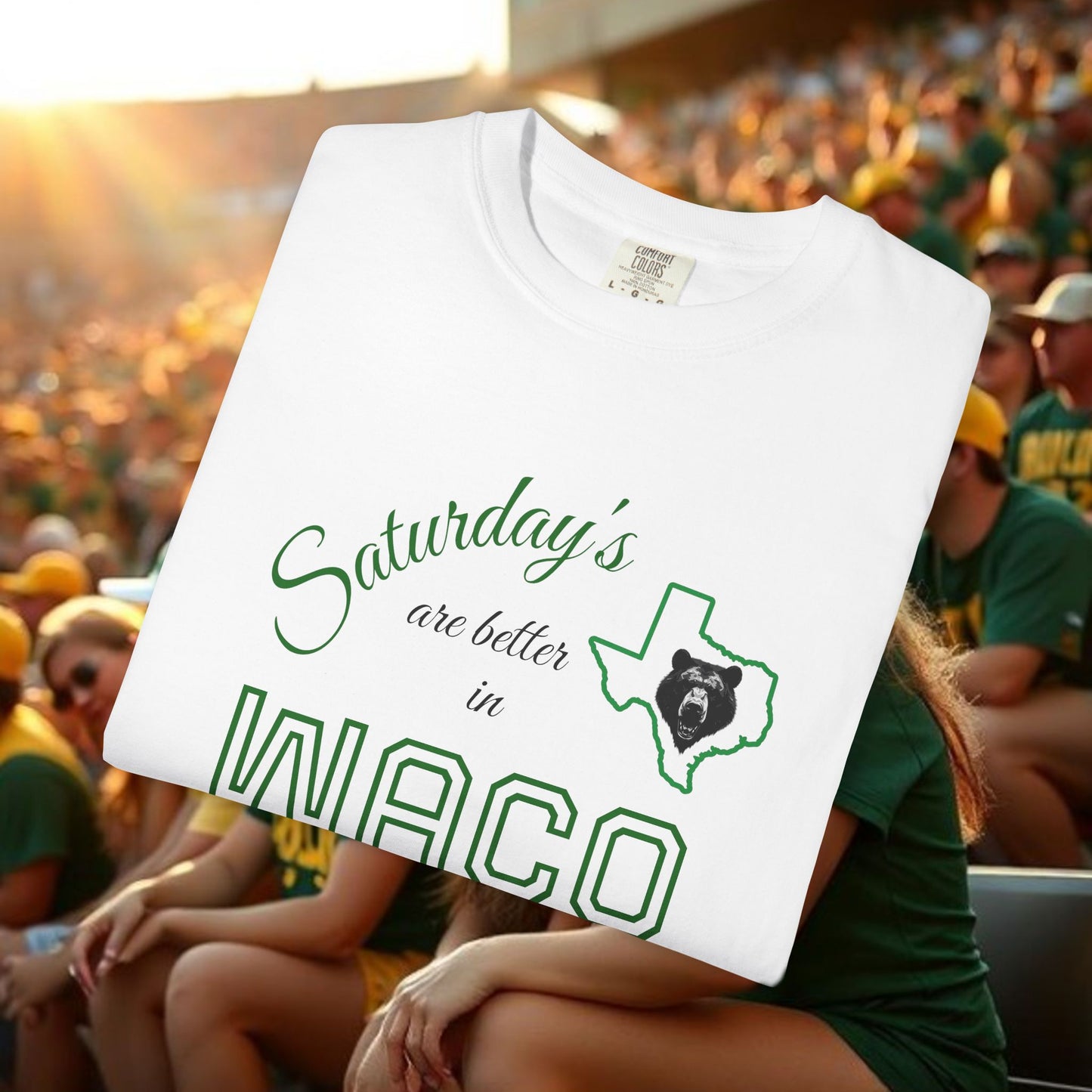 Waco Saturdays Unisex T-Shirt,  Unisex garment-dyed t-shirt, Ultra soft material.