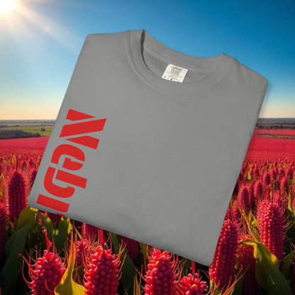 Lincoln Nebraska Area Code T-Shirt — White Tee with Red "Nebraska" & 402 Back Print, Soft-Style T-Shirt