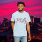 Philly Script T-Shirt — Handwritten City Pride Tee, Ultra Soft and Comfortable T-Shirt for any gameday.