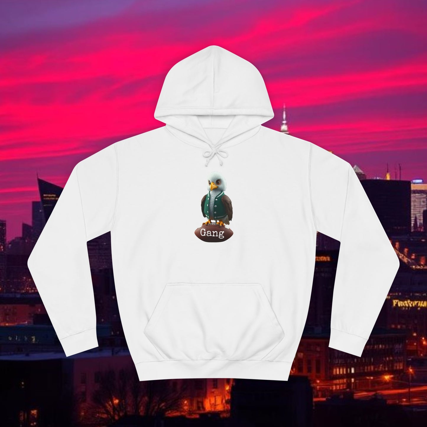 Hoodie with Quirky Design, Unisex Apparel for Football Fans, Comfortable Pullover for Game Day, Perfect Back-to-School Gift