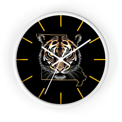 Tiger Wall Clock - Perfect for Missouri Residents, Home Decor, Gifts, and Unique Accents