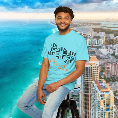 305 Ocean Drive T-Shirt — Miami Beach Garment-Dyed Tee