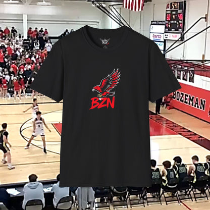 BZN Graphic T-Shirt, Trendy Unisex Tee, Casual Wear, Gift for Sports Lovers, Bozeman Fans