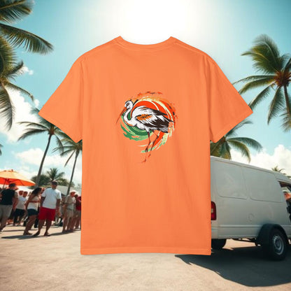 Miami Vibe Unisex Garment-Dyed T-shirt, Casual Wear, Summer Fashion, Nature Lovers, Beach Party, Gift Idea