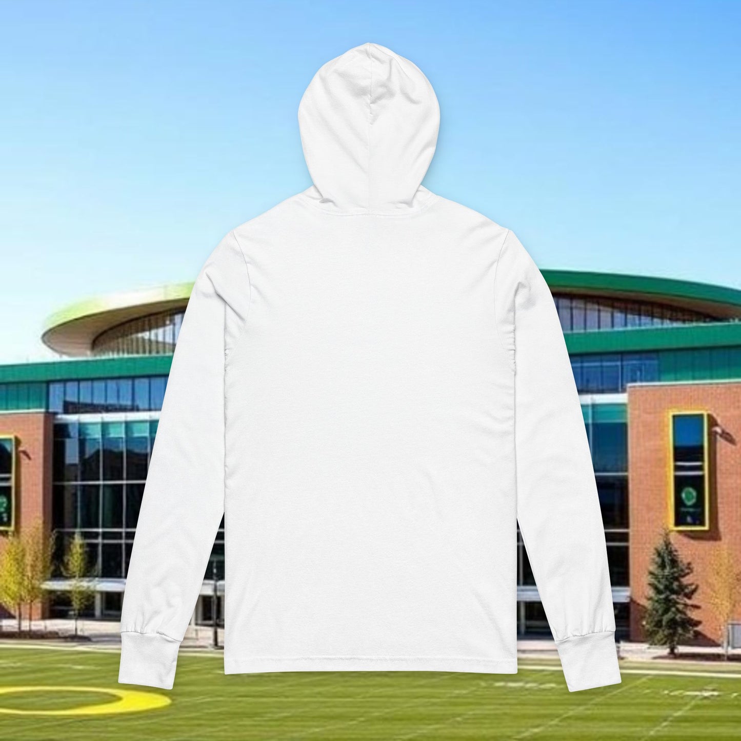 Duck Print Hoodie - Unisex Long Sleeve Tee, Casual Wear, Gift for Sports Fans, Comfortable Fashion, Perfect for Outdoor