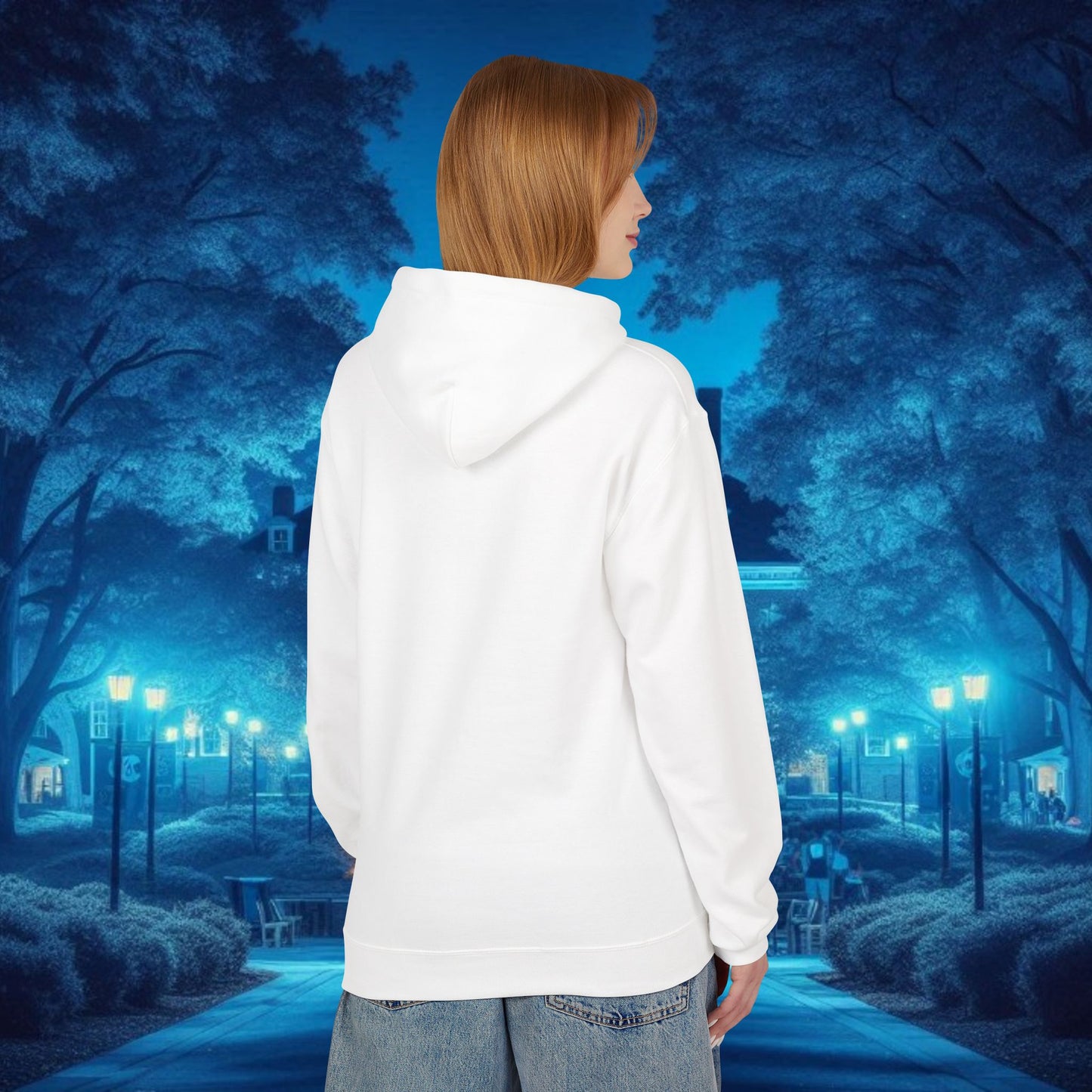 Chapel Hill 23 Unisex Fleece Hoodie, Cozy Sportswear for Fans, Game Day Apparel, Gift for Him/Her, Casual Wear