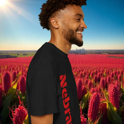 Lincoln Nebraska Area Code T-Shirt — White Tee with Red "Nebraska" & 402 Back Print, Soft-Style T-Shirt