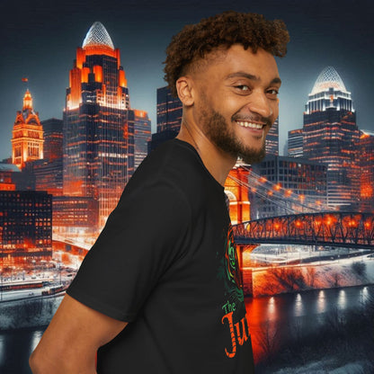 The Jungle Unisex Softstyle T-Shirt, Bengal Fan Zone, Casual Everyday Wear, Gift for Bengal Fans, Gameday Attire