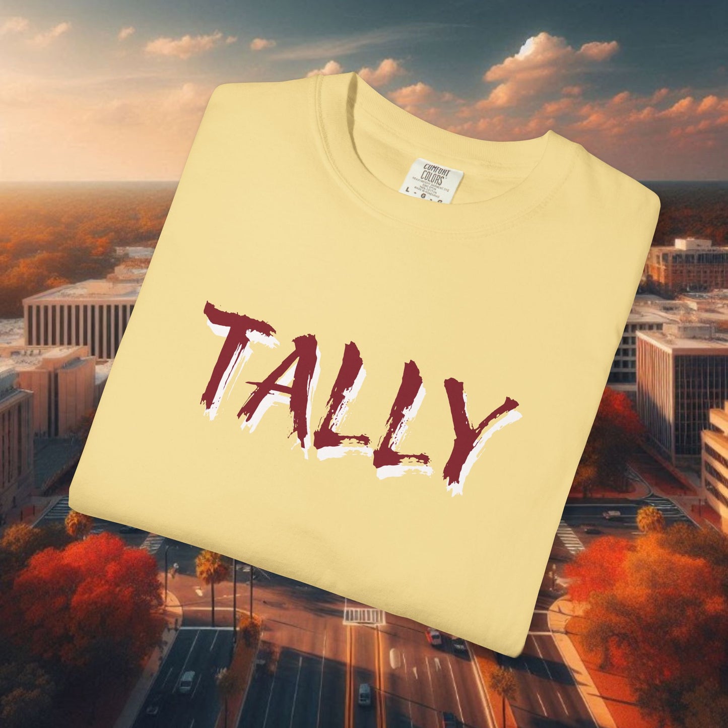 T-Shirt with 'TALLY' Print, Perfect for Game Day, Festival Wear, Casual Outings, and Sporting Events