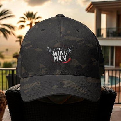 Wing Man Stylish Embroidered Cap, Wingman Gift Hat, Men's Casual Cap, Outdoor Activities Headwear, Unique Birthday Present