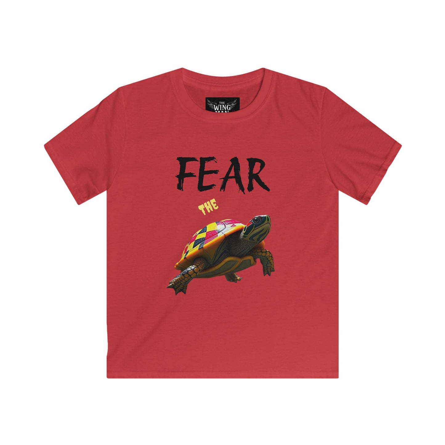 Fear Turtle Kids Tee - Fun, Stylish Shirt for Boys & Girls, Perfect for Gifts, Birthdays, Beach Days, Kids Shirt