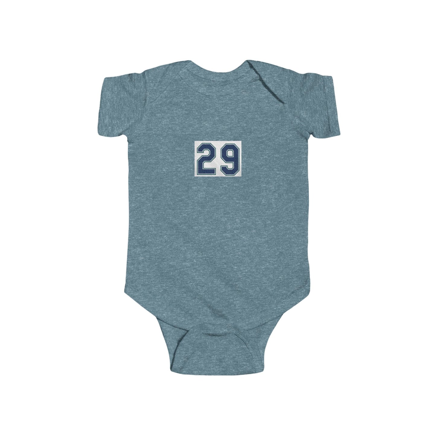 Big Dumper Baby Jersey Bodysuit with Number Design, Adorable Infant Outfit, Baby Shower Gift, Newborn Apparel, Personalized Baby Clothes